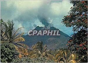 Carte Postale Moderne Guadeloupe Eruption de la Soufriere