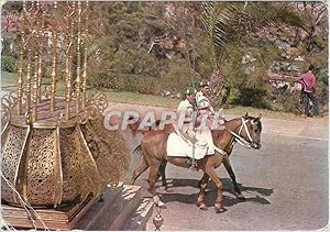 Carte Postale Moderne Rabat Garde a cheval de la Tour Hassan