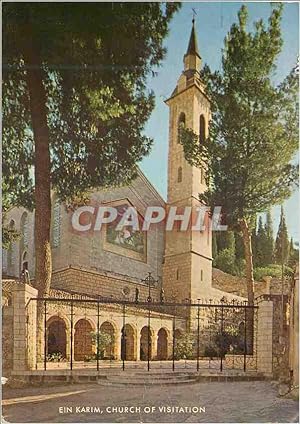 Bild des Verkufers fr Carte Postale Moderne Ein Karim Church of Visitation zum Verkauf von CPAPHIL