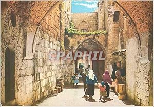 Carte Postale Moderne Jerusalem Old City Street Scene