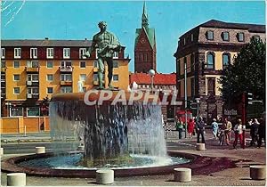 Carte Postale Moderne Hannover Duvebrunnen am Leibnizuler