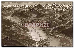 Bild des Verkufers fr Carte Postale Ancienne Suisse Thunersee zum Verkauf von CPAPHIL