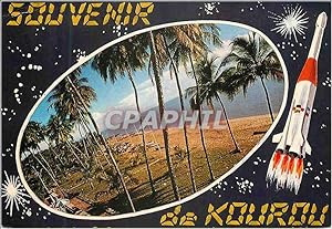 Carte Postale Moderne Guyane française Cayenne Souvenir de Kourou Fusee Ariane Espace