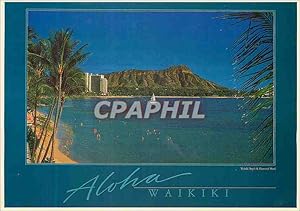 Carte Postale Moderne Hawaii Waikiki Beach & Diamond Head