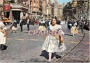 Carte Postale Moderne Valencia Place du Caudillo en Fallas