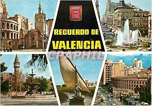 Carte Postale Moderne Valencia Plaza de la Virgen