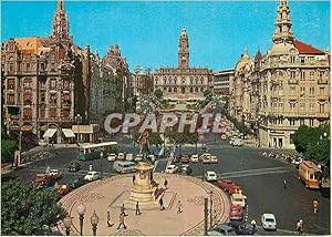 Seller image for Carte Postale Moderne Porto portugal place de la liberdade et avenue des aliados for sale by CPAPHIL