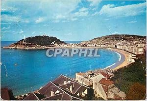 Carte Postale Moderne San sebastian vue du aldapeta