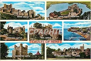 Image du vendeur pour Carte Postale Moderne Dover Castle Leeds Castle Maidstone Whitstable castle Deal Castle Kingsgate Castle Castles of Kent mis en vente par CPAPHIL