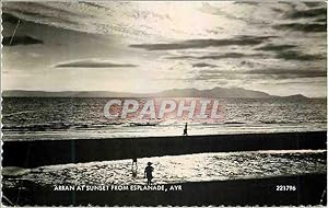 Bild des Verkufers fr Carte Postale Moderne Arran at sunset from Esplanade AYR zum Verkauf von CPAPHIL