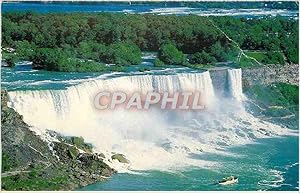 Imagen del vendedor de Carte Postale Moderne Canada Ontario Niagara Falls A bird's eye view of the American Fall a la venta por CPAPHIL