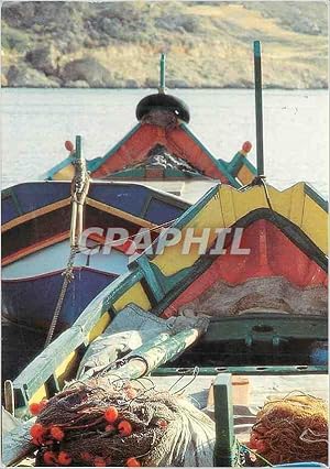 Seller image for Carte Postale Moderne Malta Gozo Luzzu in Mgarr Bateau de peche for sale by CPAPHIL