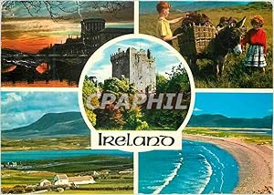 Carte Postale Moderne Ireland an island is the most westerly country in Europe Ane Donkey