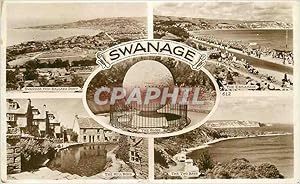 Seller image for Carte Postale Moderne Swanage Swanage from Ballard Down The Esplanade The Mill Pond The Two Bays for sale by CPAPHIL