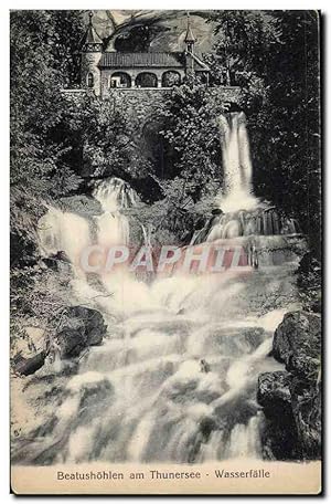 Seller image for Suisse - Berne - Beatush hlen am Thunersee - Lake Thun - Carte Postale Ancienne for sale by CPAPHIL