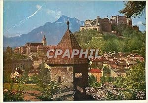 Carte Postale Moderne Die Festspielstadt Salzburg Blick Von Kapuzinerberg