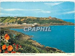 Seller image for Carte Postale Moderne Rozel Harbour and Bay Jersey Channel Islands for sale by CPAPHIL