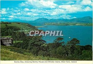 Carte Postale Moderne Bantry Bay showing Bantry House and Whiddy Island West Cork Ireland