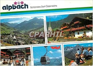 Bild des Verkufers fr Carte Postale Moderne Schonstes Dorf Osterreichs Blumendorf Alpbach Tirol zum Verkauf von CPAPHIL