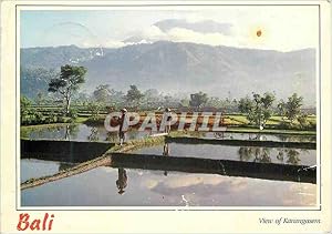 Bild des Verkufers fr Carte Postale Moderne Bali View of Karangasen zum Verkauf von CPAPHIL