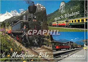 Carte Postale Moderne Montafonerbahn von Schruns nach Bludenz Vorarlberg Osterreich Train