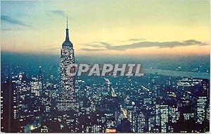 Seller image for Carte Postale Moderne New York City Empire State Building at Night for sale by CPAPHIL