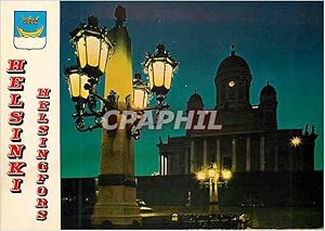 Seller image for Carte Postale Moderne Helsinki Helsingfors the Cathedral in Twilight for sale by CPAPHIL