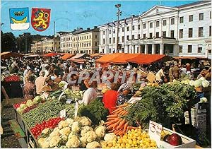 Seller image for Carte Postale Moderne Helsinki Helsingfors Suomi Finland the Market Place for sale by CPAPHIL