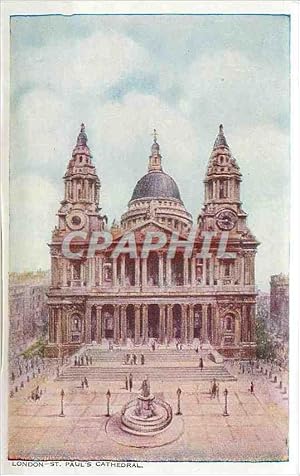 Seller image for Carte Postale Ancienne London St Paul's Cathedral for sale by CPAPHIL