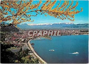 Carte Postale Moderne Bregenz am Bodensee gegen Schweizer Berge Vorarlberg Austria