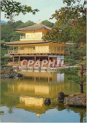 Image du vendeur pour Carte Postale Moderne Ralaton Ji Temple Golden Pavilion and Kyoto Chi pond mis en vente par CPAPHIL