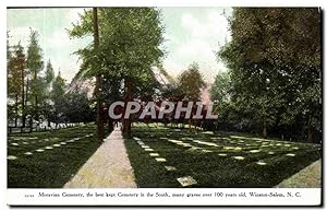 Winston Salem-North Carolina- Moravian Cemetary the best kept Cemetary in the South many graves o...