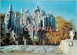 Seller image for Carte Postale Moderne Helsinki Helsingfors Suomi Finland Monument to Jean Sibelius for sale by CPAPHIL