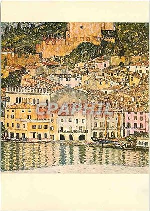 Bild des Verkufers fr Carte Postale Moderne Gustav Klimt (1862 1918) MAlcesine am Gardasee 1913 ol auf Leinwand zum Verkauf von CPAPHIL