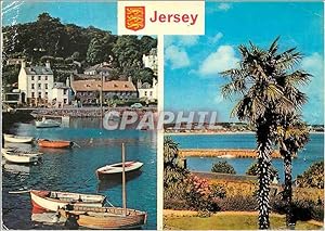 Carte Postale Moderne St Aubin's Harbour Jersey CI