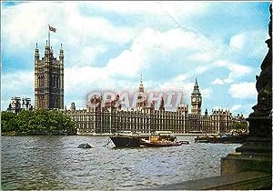 Seller image for Carte Postale Moderne Houses of Parliament and River Thames London for sale by CPAPHIL