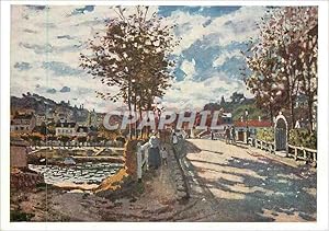 Seller image for Carte Postale Moderne Claude Monet (1840 1926) the Seine at Bougival Oil for sale by CPAPHIL