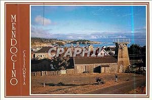 Imagen del vendedor de Carte Postale Moderne Mendocino California The Charming Coastal Village a la venta por CPAPHIL