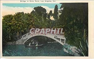 Bild des Verkufers fr Carte Postale Moderne Bridge in Echo Park Los Angeles Cal zum Verkauf von CPAPHIL