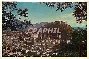 Bild des Verkufers fr Carte Postale Moderne Die Festspielstadt Salzburg Blick Von Monchsberg zum Verkauf von CPAPHIL