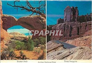 Seller image for Carte Postale Moderne Broken Arch Arches National Park Three Penguins White Water Rating for sale by CPAPHIL