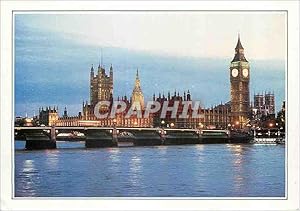 Image du vendeur pour Carte Postale Moderne LOndres Le pont de Westminster le Parlement et Big Ben mis en vente par CPAPHIL