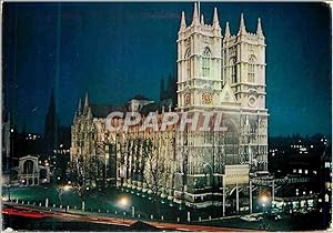 Bild des Verkufers fr Carte Postale Moderne Westminster Abbey by Night zum Verkauf von CPAPHIL