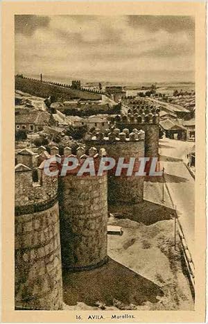 Carte Postale Moderne Avila Murallas