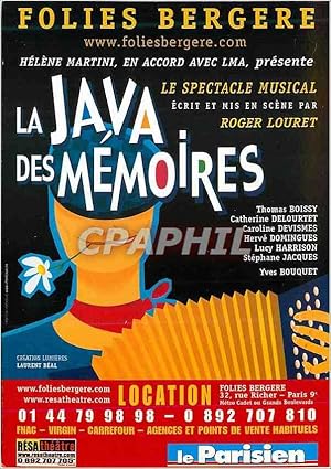 Image du vendeur pour Carte Postale Moderne Folies Bergere La Java des Memoires le SpectacleMusicale mis en vente par CPAPHIL