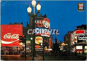 Image du vendeur pour Carte Postale Moderne London Piccadilly Circus and Status of Eros by Night Coca Cola Coca-Cola mis en vente par CPAPHIL
