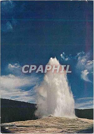 Carte Postale Moderne Old Faithful Geyser Upper Basin Yellowstone National Park