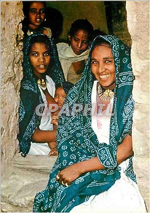 Carte Postale Moderne Northern Ethiopia Family in Hauzien Valley Village