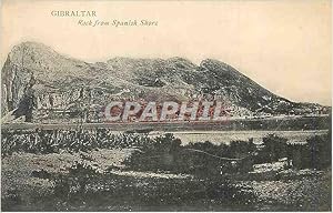 Imagen del vendedor de Carte Postale Ancienne Gibraltar Rock From Spanish Shore a la venta por CPAPHIL