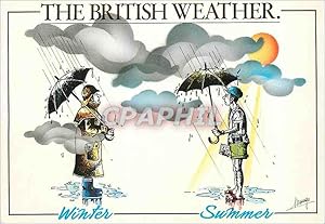 Imagen del vendedor de Carte Postale Moderne The British Weather Winter Summer London a la venta por CPAPHIL